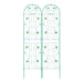 Metal Garden Trellis Rustproof Trellis For Climbing Plant Outdoor Flower Support Daily Nest