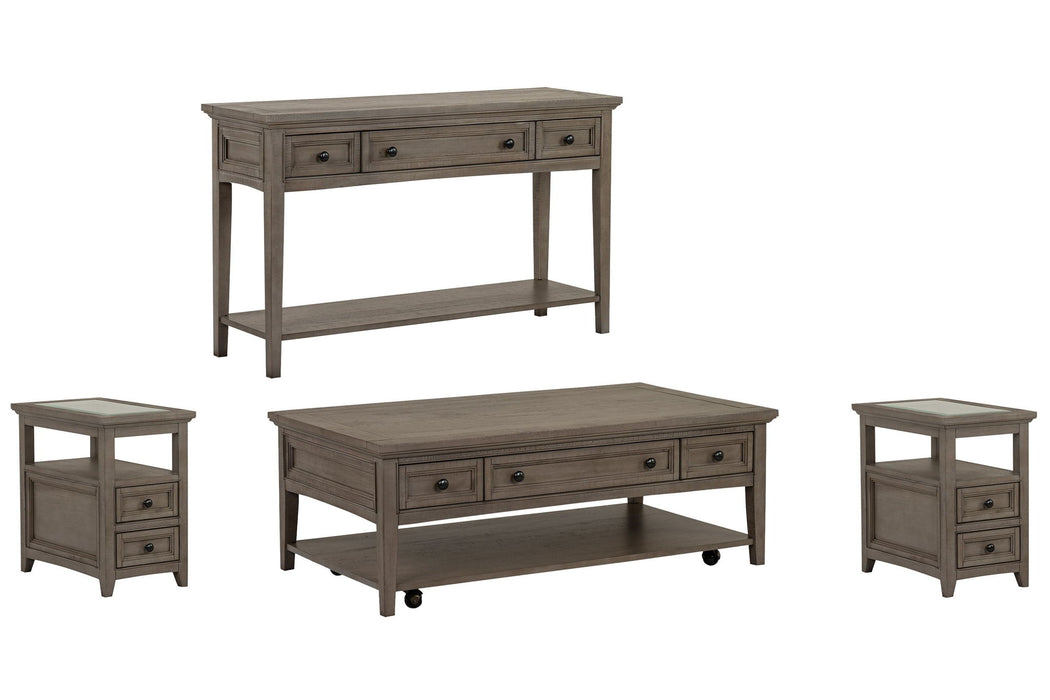 Paxton Place - Rectangular Caster Cocktail Table Set Magnussen Furniture