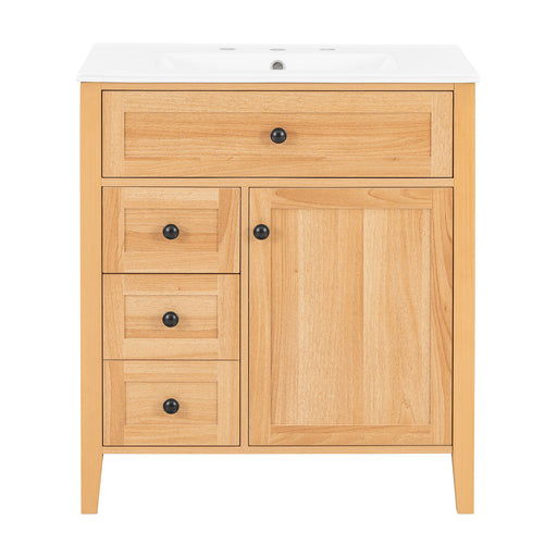 Bathroom Vanity With Sink, Soft Closing Cabinet Noble House