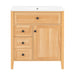 Bathroom Vanity With Sink, Soft Closing Cabinet Noble House