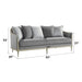 Fernando - Sofa With 5 Pillows - Champagne / Gray Acme
