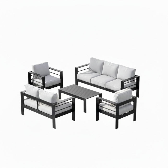 Outdoor Patio Set, All-Weather With Thick Cushions