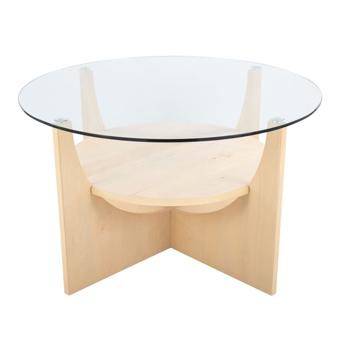 U - Shaped Contemporary Coffee Table