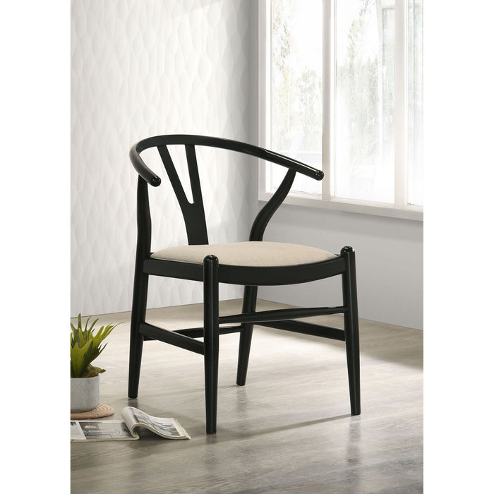 Camerota - Dining Side Chair (Set of 2) - Black Furniture Max