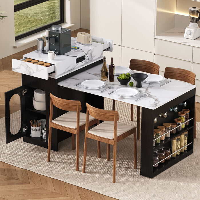 Extendable Dining Table With Folding Top Hearth and Haven
