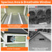 Chicken Coop, Large Outdoor Hen House With Run And Nesting Box Poultry Cage, Rabbit Hutch - Gray Green Daily Nest