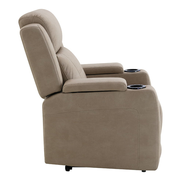 Lugo - Power Motion Recliner With Cup Holder - Camel ACME
