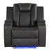 Benz - LED & Power Recliner Chair With Adjustable Headrest Matrix Furniture Group