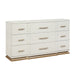 Lexington - 9 Drawer Dresser - Beige Matrix Furniture Group