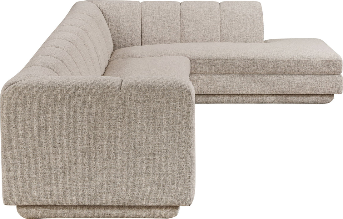 Modari - Sectional - Beige Meridian Furniture