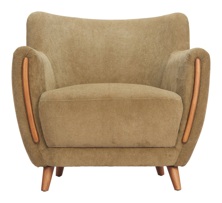 Hako - Accent Chair - Olive Green Zuo Modern