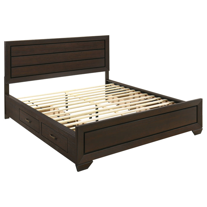 Holmgren - Panel Bed With Side Drawers Furniture Max