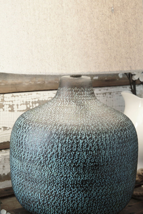 Malthace - Metal Table Lamp  - Patina Signature Design by Ashley®