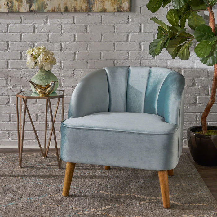 Nh-Perfect Home - Chair - Blue - Fabric