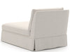 Henri - Skirted Chaise LAF, Special Order - White Universal Furniture