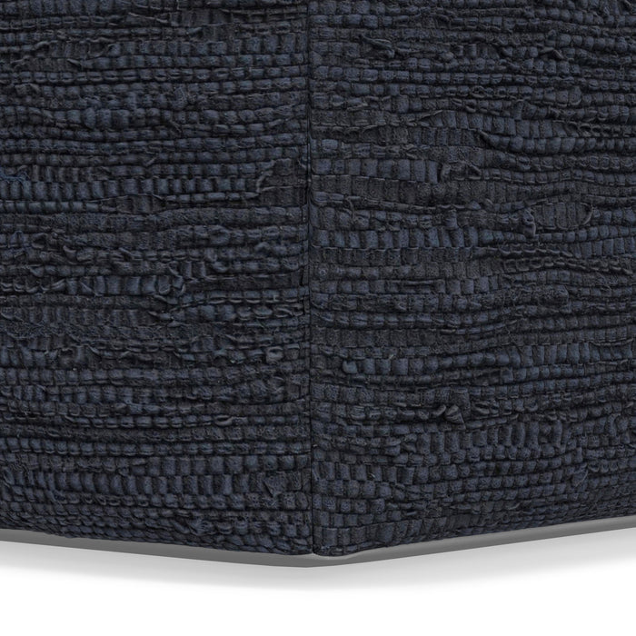 Fredrik - Handcrafted Square Pouf Simpli-Home