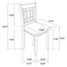 Lattice Back Side Chairs (Set of 2) Furniture Max