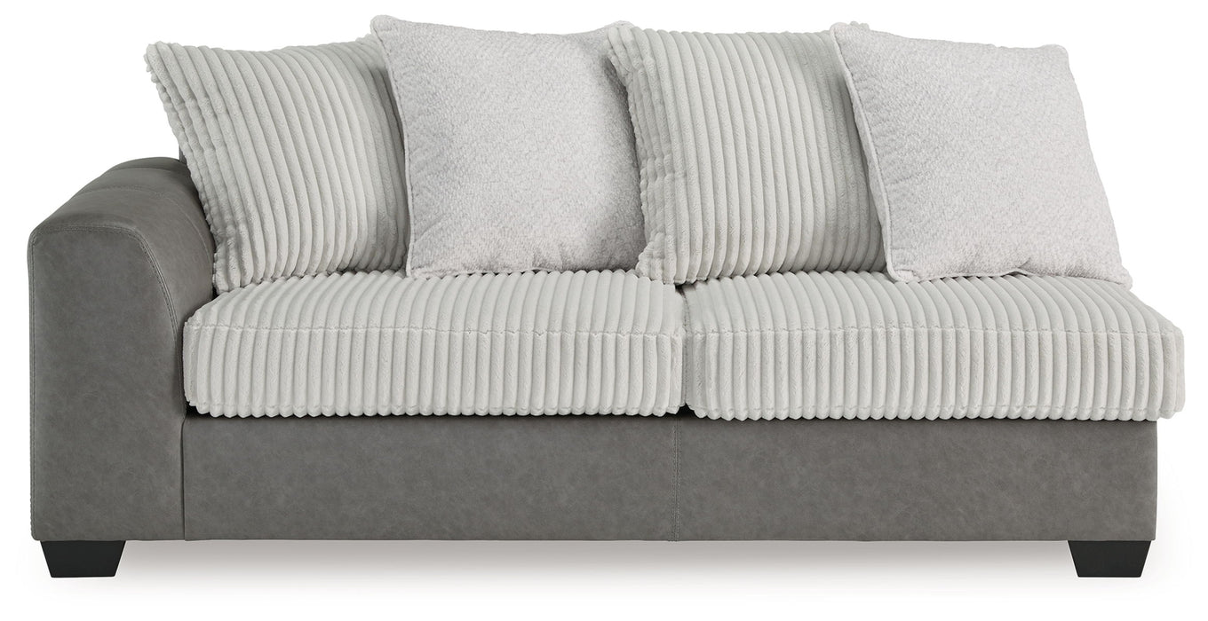 Clairette Court - Laf Sofa - Alloy Benchcraft®