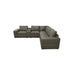 Modular Sectional With Large Square Arms Home Essentials