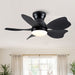 Low Profile Flush Mount Ceiling Fan With Light Daily Nest