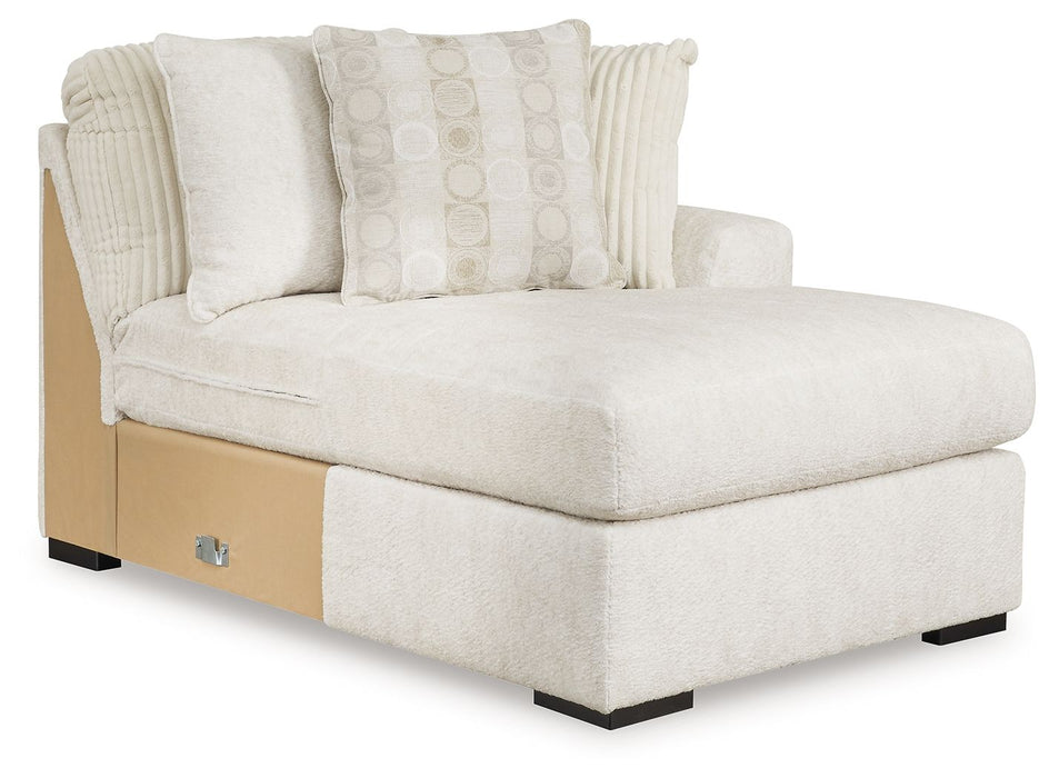 Chessington - Raf Corner Chaise - Ivory Signature Design by Ashley®