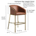 Stool With Elegant Modern Design Home Essentials