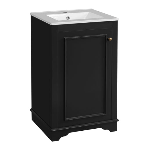 Bathroom Vanity With Sink, Freestanding Single Cabinet Set, Soft Close Door, Adjustable Shelf Hearth and Haven