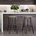 Simeon - Multifunctional Metal Stool With Wood Seat Simpli-Home