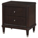 Niguel - 2 Drawer Nightstand With Felt Lined Top Drawer - Brown Furniture Max