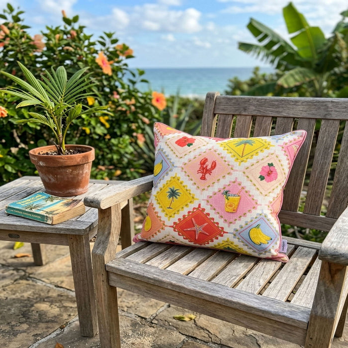 Outdoor Pillows, Weather Resistant (Set of 2) - Multi Daily Nest