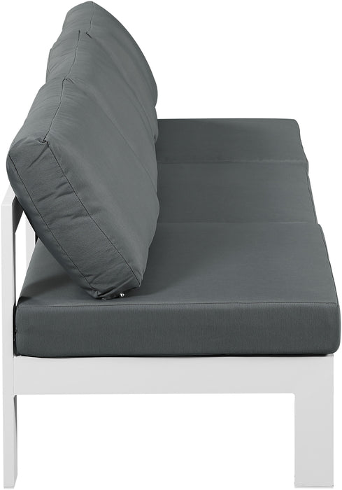 Nizuc - Outdoor Patio Modular Sofa - Grey - Fabric