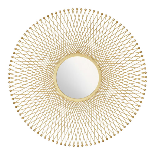 Glow - Round Mirror - Gold Zuo Modern