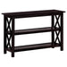 Sofa Table With Shelf - Brown Furniture Max