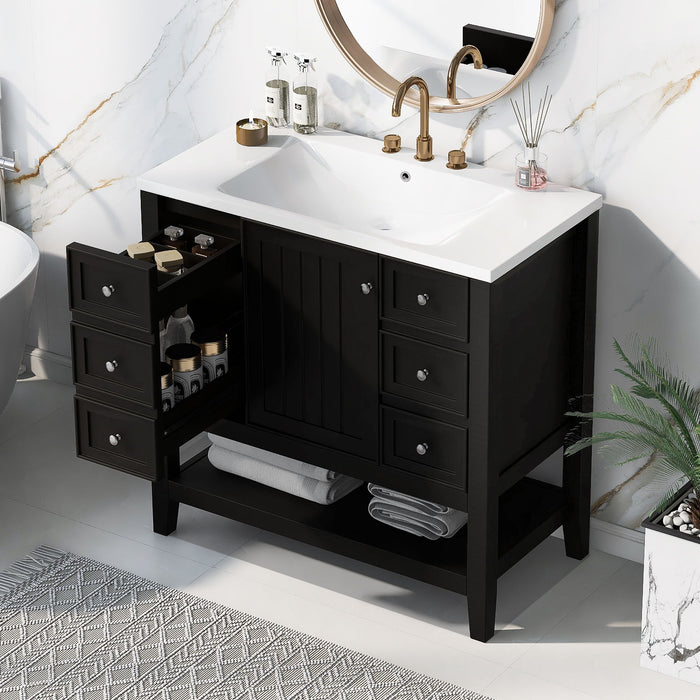 Modern Bathroom Vanity With Sink Hearth and Haven