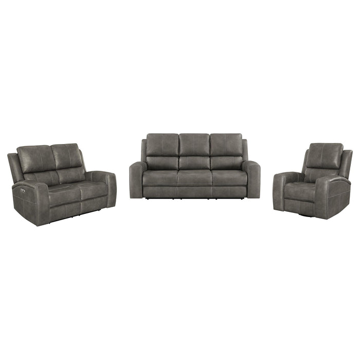 Boyce - Triple Power Reclining Sofa Set With Independent Headrest Furniture Max