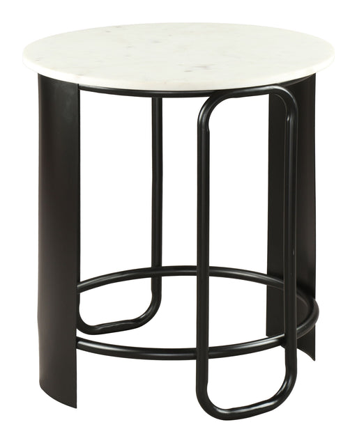 Obel - Side Table - Black / White Zuo Modern