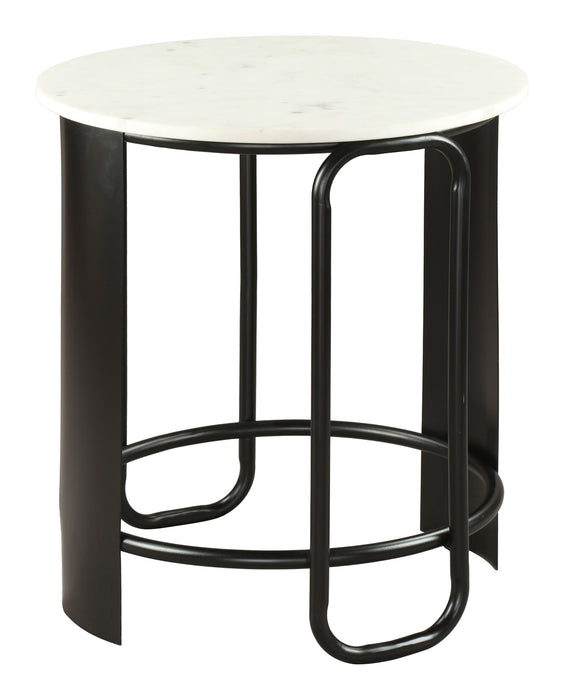 Obel - Side Table - Black / White Zuo Modern