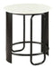Obel - Side Table - Black / White Zuo Modern