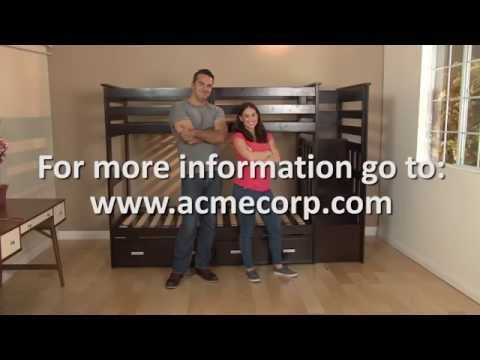 Allentown - Bunk Bed w/Storage Ladder & Trundle ACME