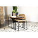 3 Piece Nesting Design Table Set - Brown Furniture Max