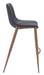 Magnus - Barstool With Black Legs (Set of 2) Zuo Modern