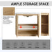 Freestanding Bathroom Vanity With Sink, 1 Small Storage Cabinet, Soft Close Door Home Essentials