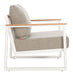 Welt - Outdoor Armchair - Taupe / White Zuo Modern