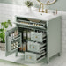 Bathroom Vanity With Sink, 3 Drawers And Adjustable Shelf Hearth and Haven
