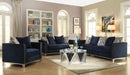 Phaedra - Sofa With 5 Pillows - Blue Fabric ACME