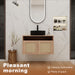 Bathroom Vanity & Art Sink, 2 Soft Close Doors, Float Mounting Design Home Essentials