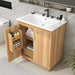 30" Bathroom Vanity With Sink, Cabinet With Doors And Drawer, Rectangular Shape - Natural Hearth and Haven