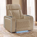 Electra - Power Recliner With Power Headrest, Massage, LED Lighting And USB Control Matrix Furniture Group