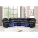 Lacrosse - Power Reclining Sectional Sofa Matrix Furniture Group