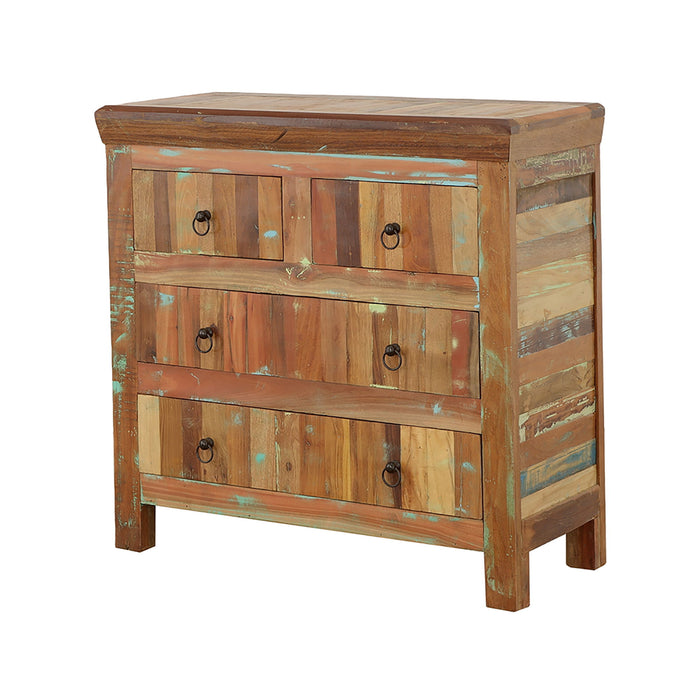 Lynden - 4 Drawer Accent Cabinet With Ring Pulls - Wood Furniture Max